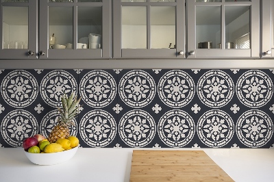 Samoljepljive vinil pločice Arapski crni uzorak