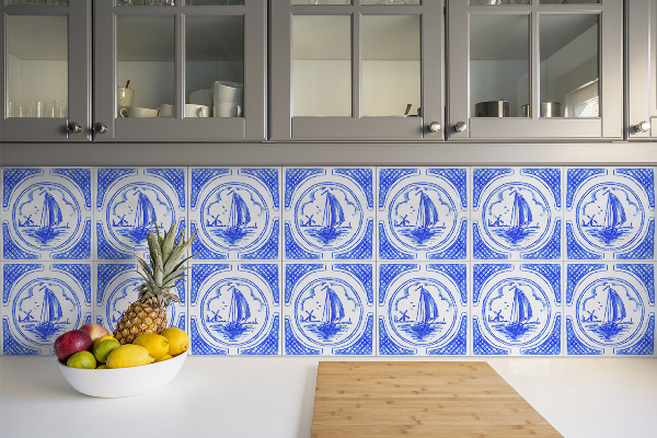 Vinil pločice zidne podne Azulejos brod