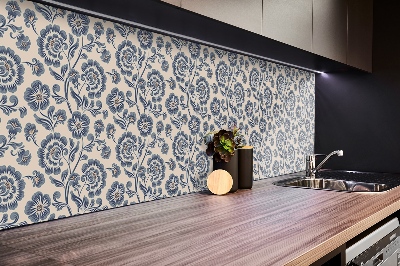 Vinil zidna obloga Klasičan cvjetni uzorak