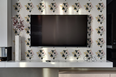 Vinilna zidna obloga Podna ploča Geometrijski trokuti