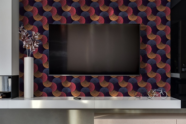 Panel ploča za zid Retro uzorak
