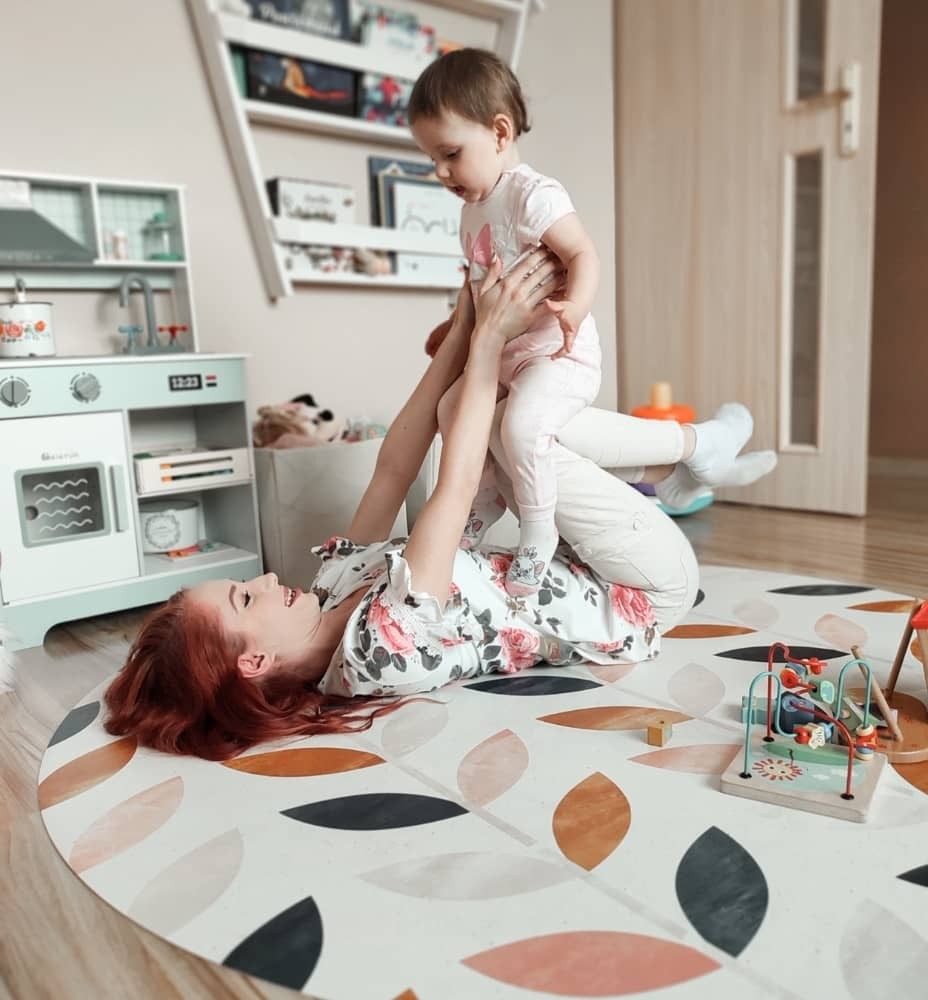 boho tepih za dječju sobu